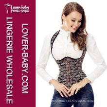 Body de hueso de acero Gothic Sexy Corset para mujer (L42650)